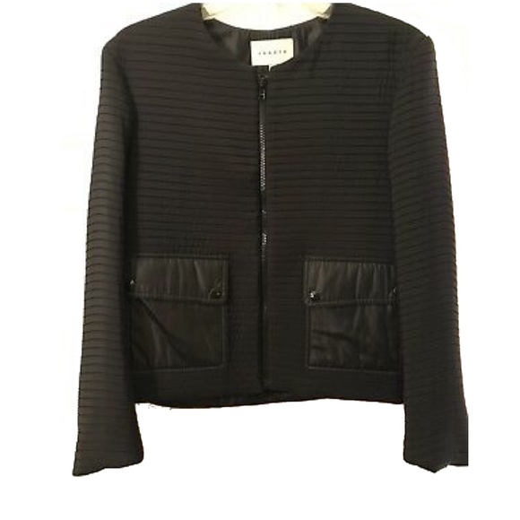 Beautiful Sandro quilted black jacket. - Picture 1 of 4